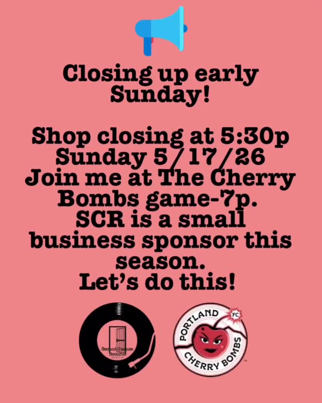Heads up on this Sunday hours at the shop!