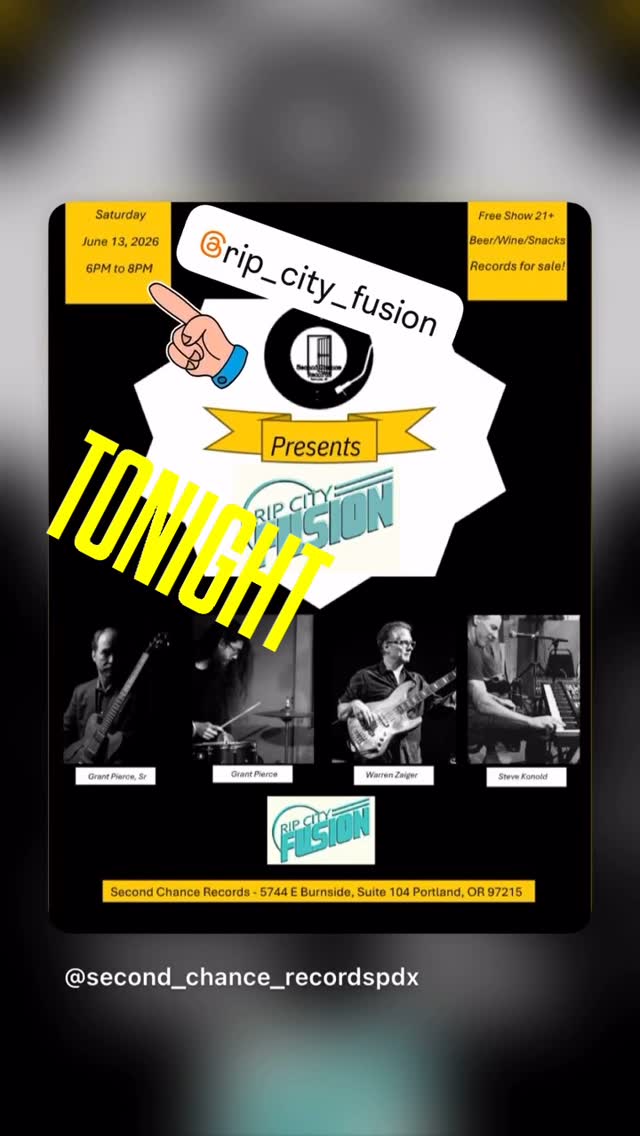 #pdxrecordstores #pdxlivemusic #buytherecord #secondchances