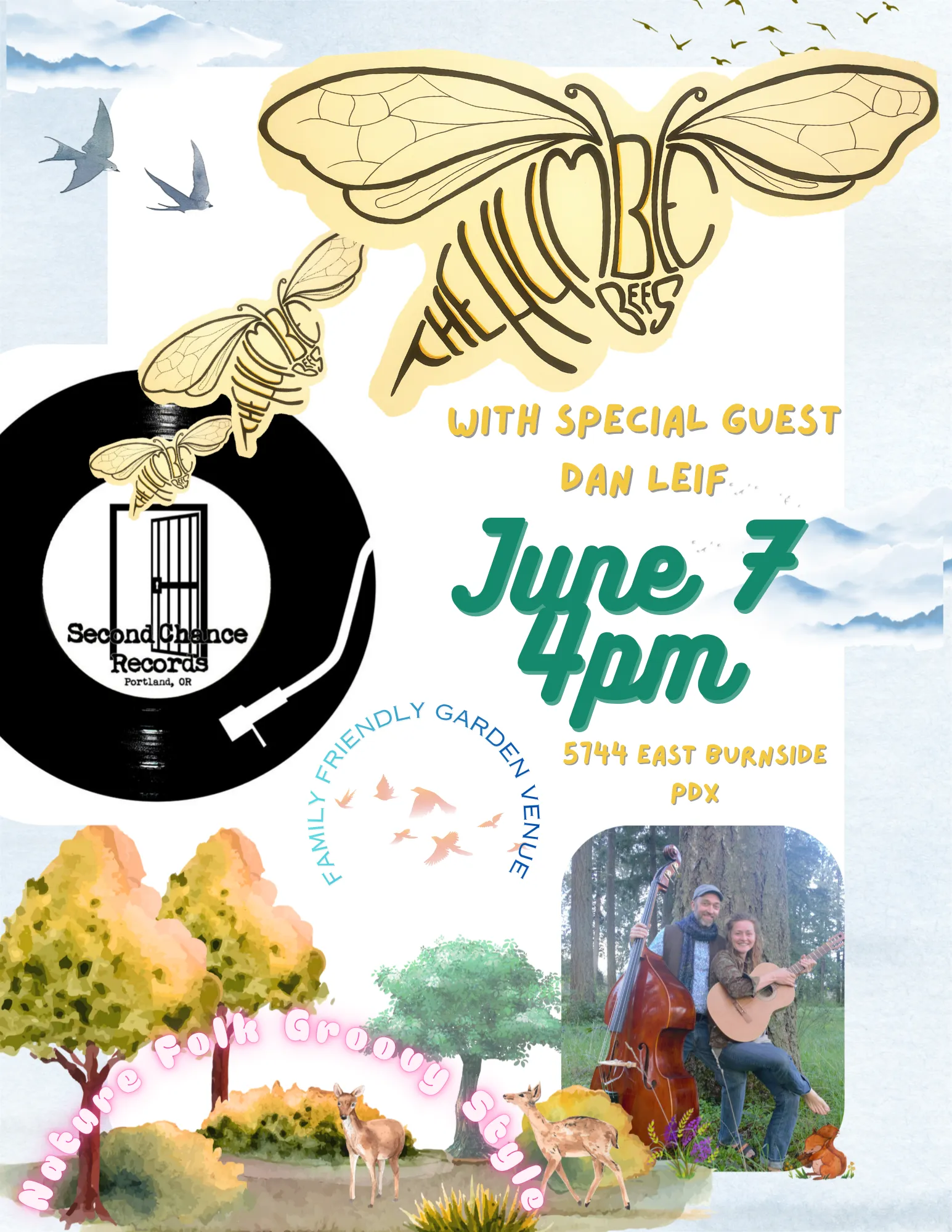 The Humble Bees w/special guest Dan Leif